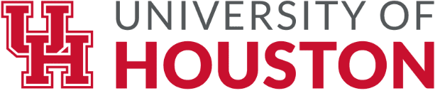 University of Houston red UH logo